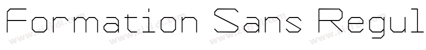 Formation Sans Regul字体转换 Formation Sans Regul字体转换